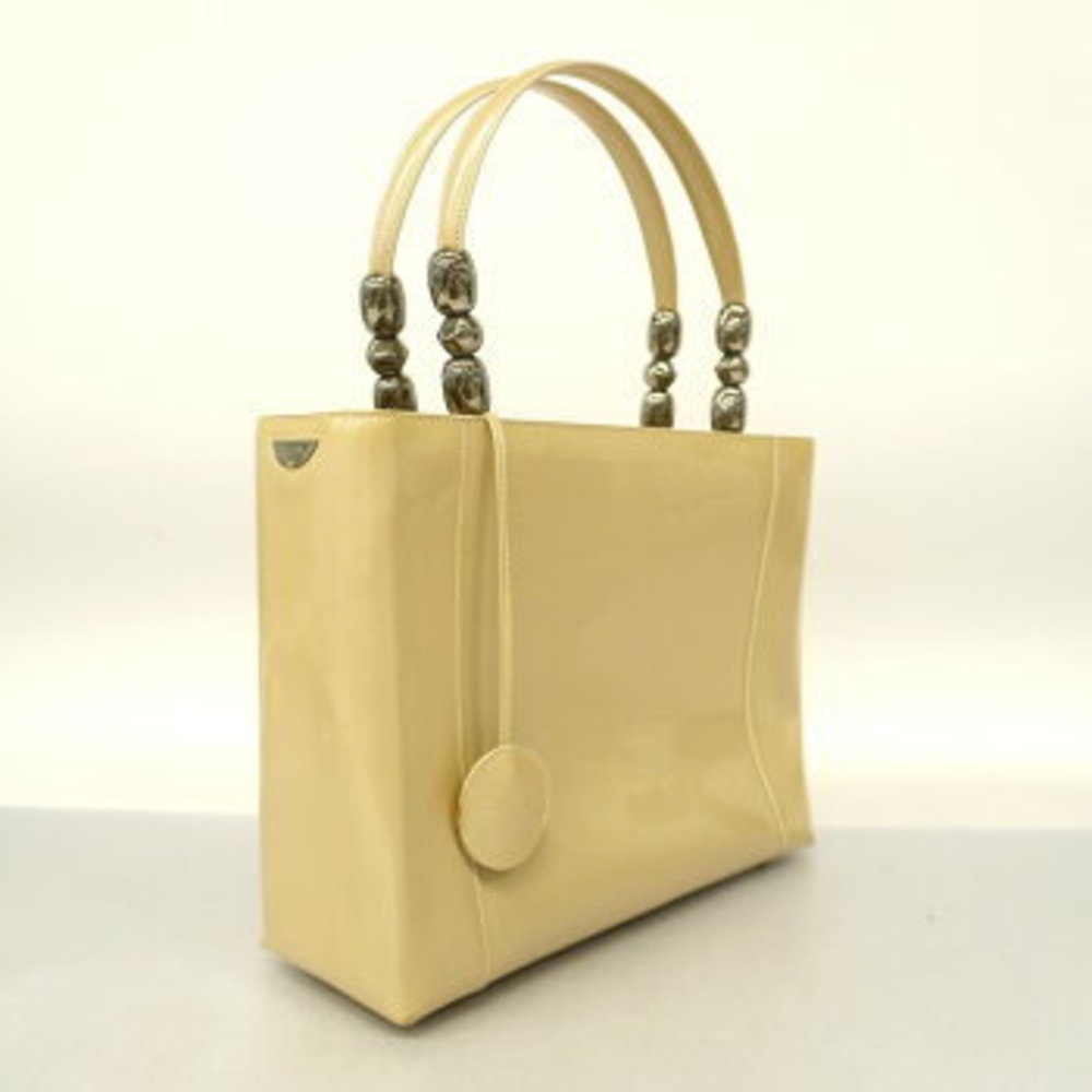 Christian Dior Maris Pearl Enamel Leather Handbag - Picture 2 of 11